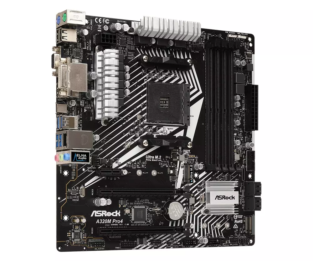 Дънна платка ASROCK A320M PRO4 R2.0