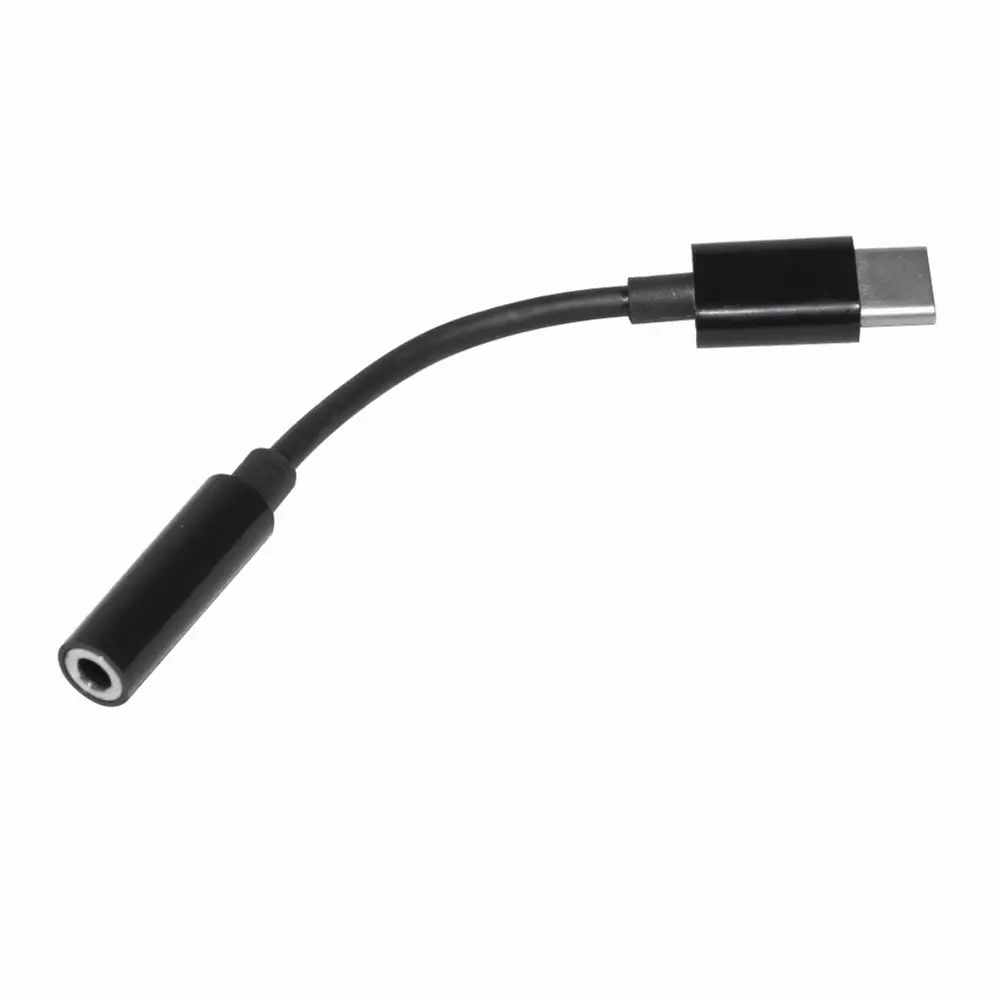 Makki преходник Adapter Type-C M to 3.5mm audio jack 4P F, Black - MAKKI-CBL-C-AUDIO-BK