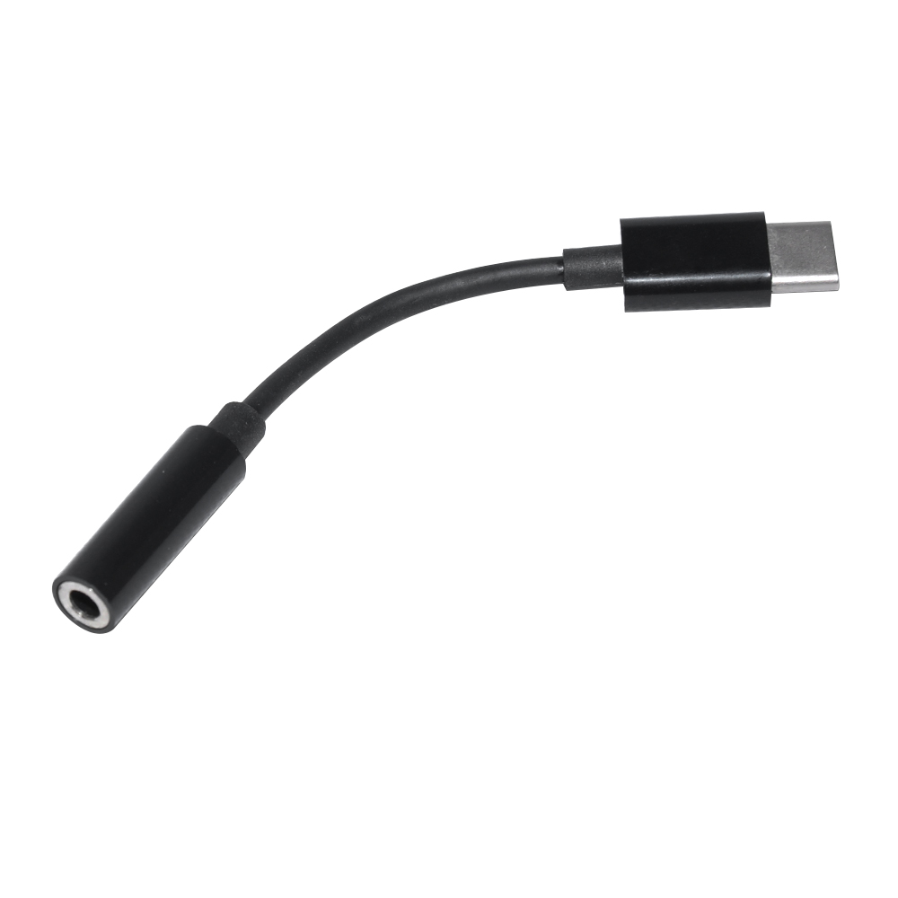 Makki преходник Adapter Type-C M to 3.5mm audio jack 4P F, Black - MAKKI-CBL-C-AUDIO-BK