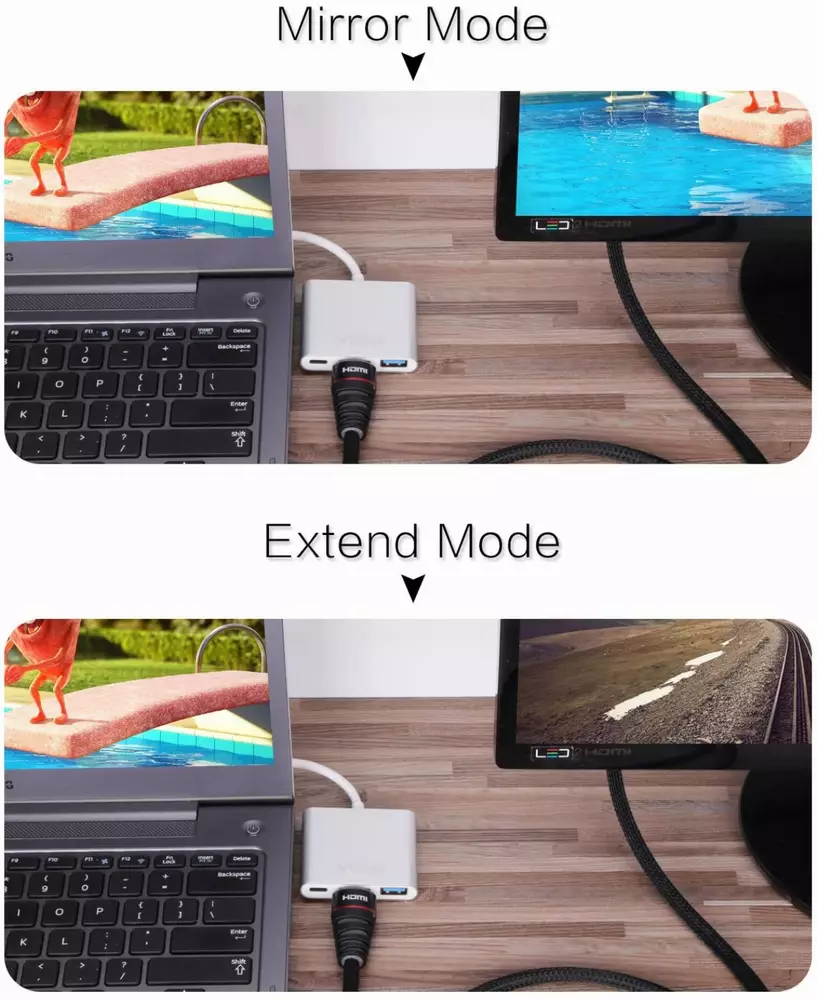 VCom докинг станция Docking USB Type-C to HDMI/USB 3.0/Type-C Power Distribution - CU427M