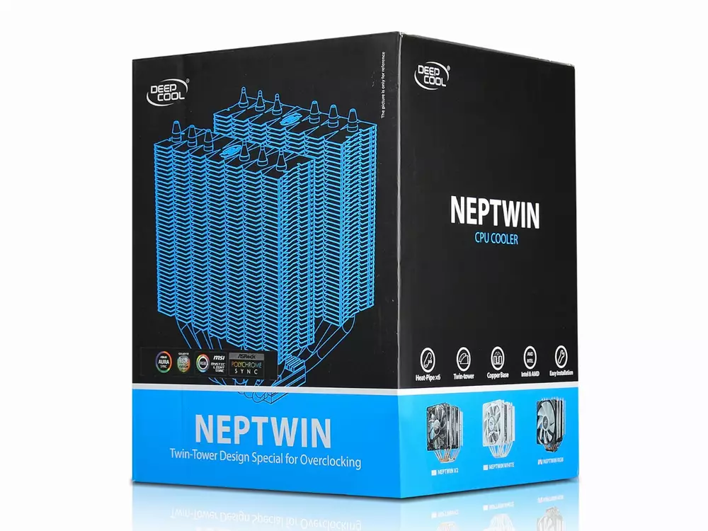 Охлаждане за процесор DeepCool NEPTWIN RGB Sync