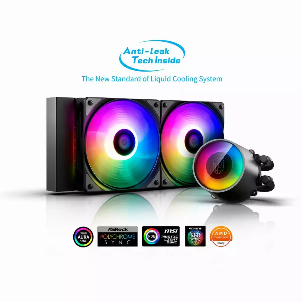 Водно охлаждане за процесор DeepCool CASTLE 240RGB V2