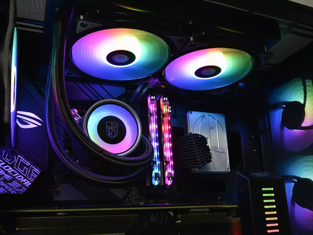 Răcire cu apă pentru procesor DeepCool CASTLE 240RGB V2