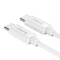 Orico Кабел Cable - Type-C to Type-C - 3A, white, 1m - BCU-10