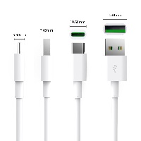 Orico кабел Cable - USB2.0 Type A to Type-C - 5A Fast Charging, white, 1m - ATC-10
