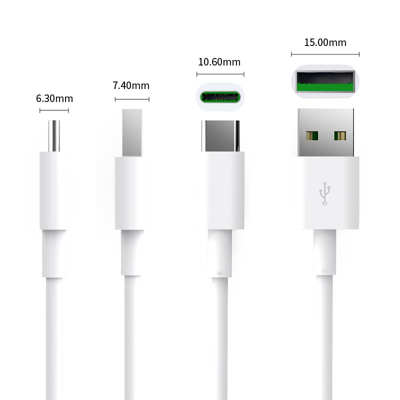 Orico кабел Cable - USB2.0 Type A to Type-C - 5A Fast Charging, white, 1m - ATC-10