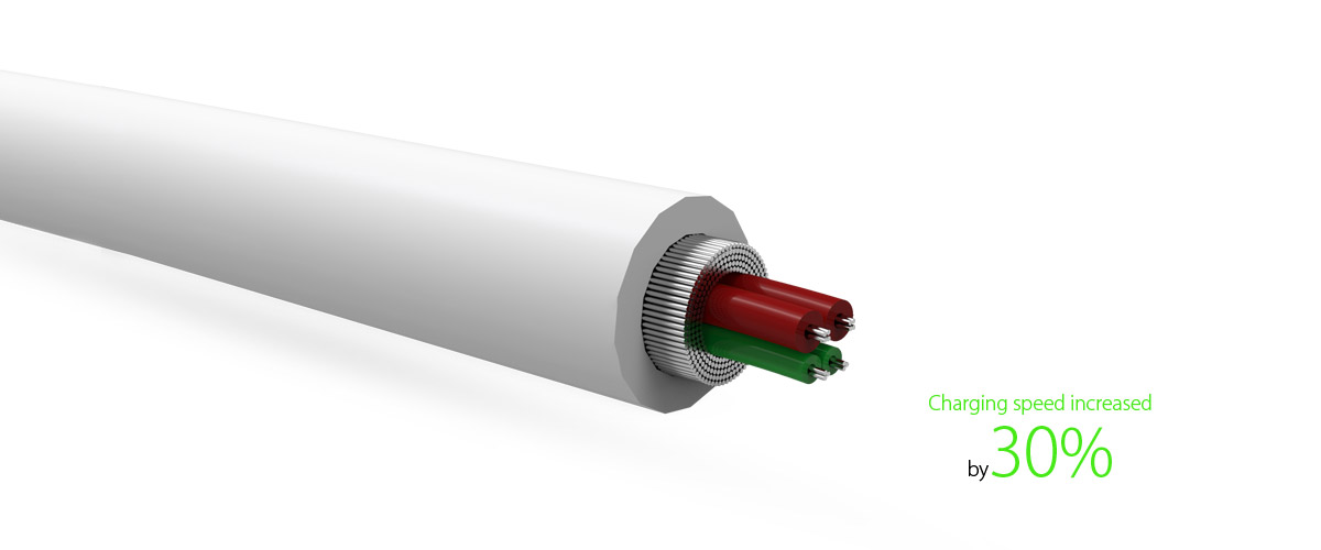 Orico кабел Cable - USB2.0 Type A to Type-C - 5A Fast Charging, white, 1m - ATC-10