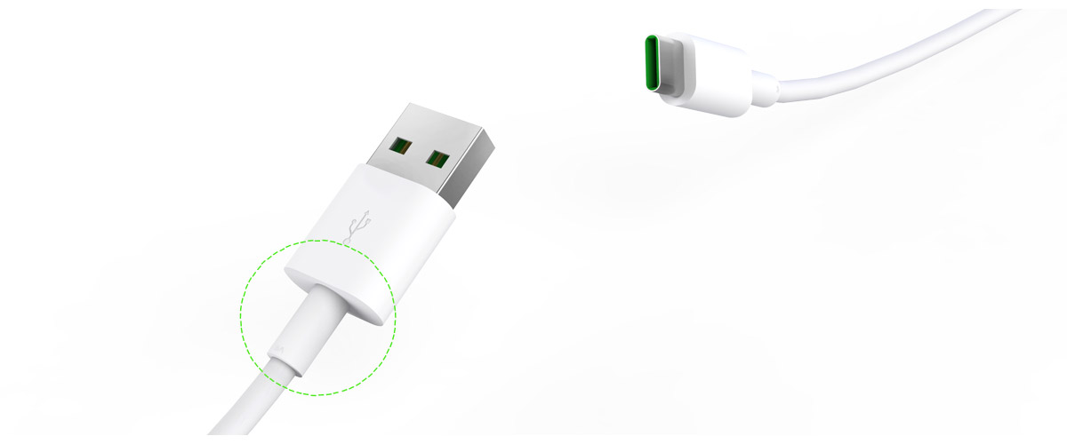 Orico кабел Cable - USB2.0 Type A to Type-C - 5A Fast Charging, white, 1m - ATC-10