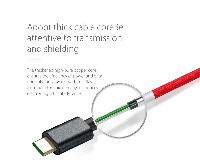 Orico кабел Cable - USB2.0 Type A to Type-C - 5A Fast Charging, Kevlar Braided, 1m - KAC-10-RD