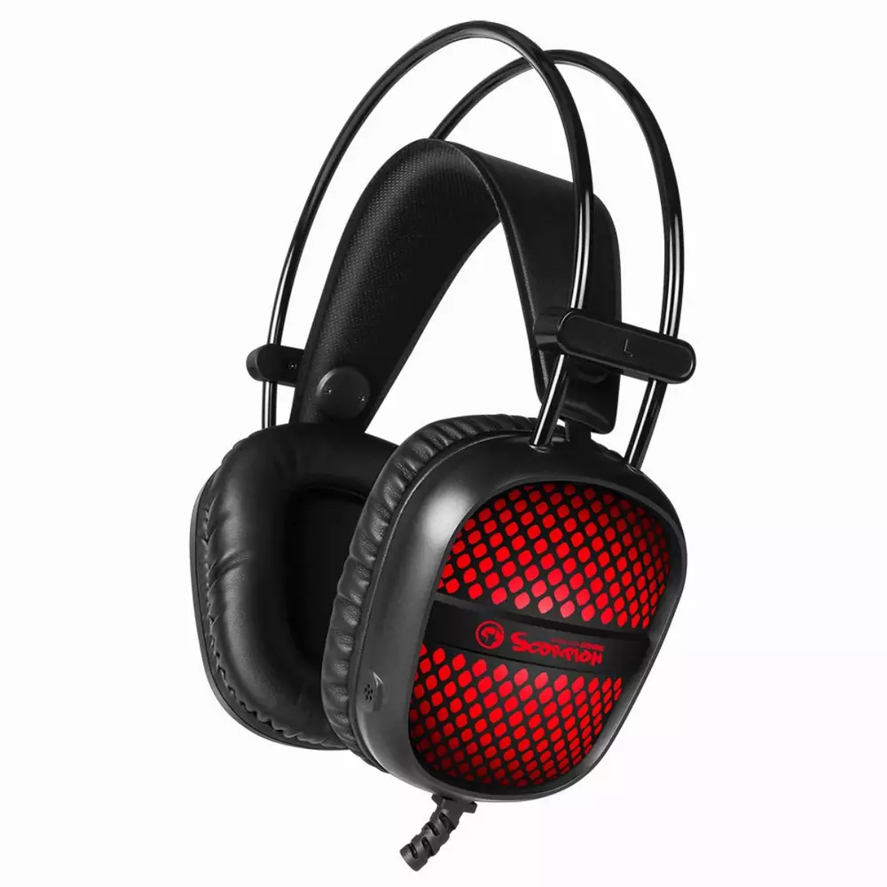 Marvo γυμναστικά ακουστικά Gaming Headphones Backlight 7 color - MARVO-HG8941