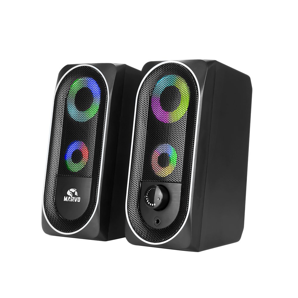 Marvo тонколони Gaming Speakers 2.0 6W Bluetooth RGB - MARVO-SG-266BT
