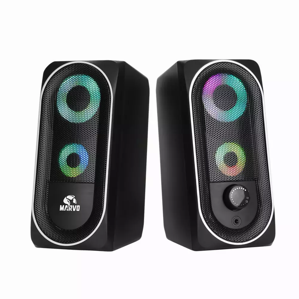 Marvo тонколони Gaming Speakers 2.0 6W Bluetooth RGB - MARVO-SG-266BT