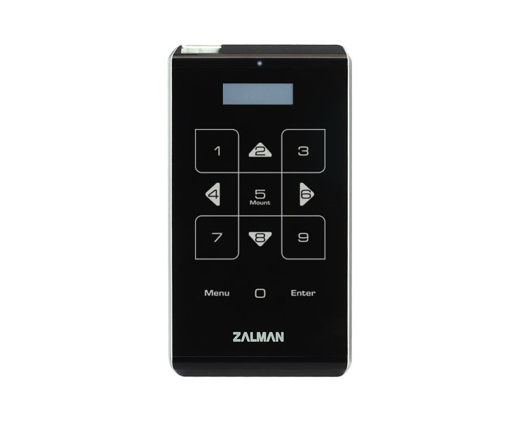 Zalman external HDD case / Virtual Drive with AES-256 real-time Encryption - ZM-VE500-BLACK
