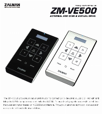 Zalman кутия с криптиране External HDD case / Virtual Drive with AES-256 real-time Encription -  ZM-VE500-BLACK