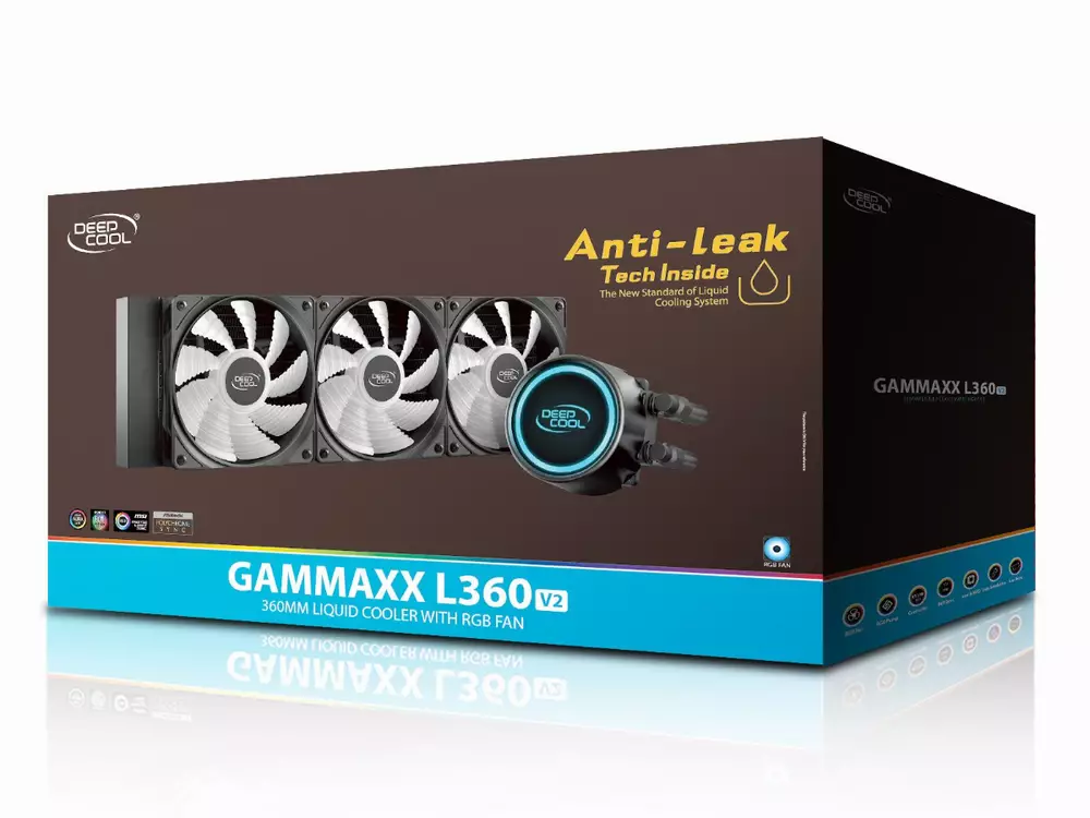 Водно охлаждане за процесор DeepCool GAMMAXX L360 v2 RGB