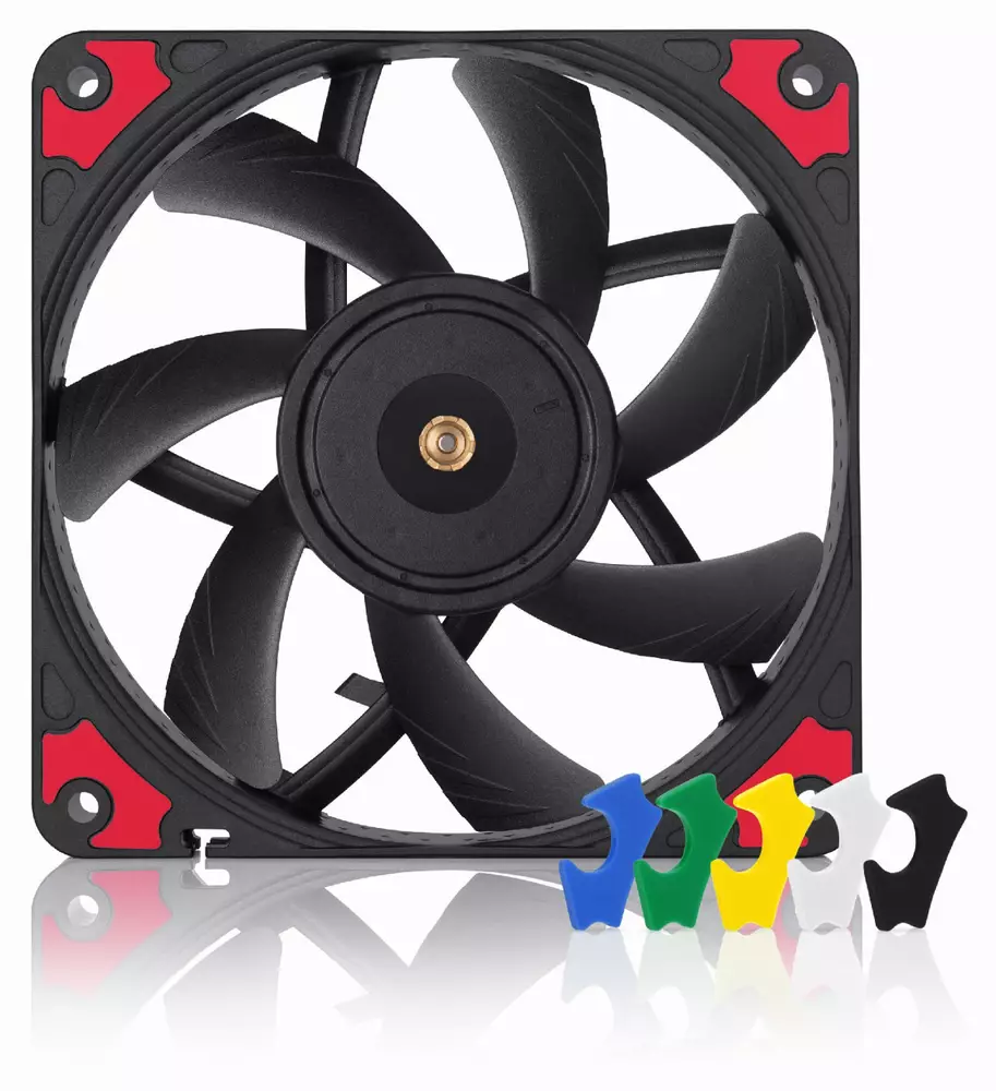 Ventilateur Noctua 120x120x15mm NF-A12x15 PWM chromax.black.swap