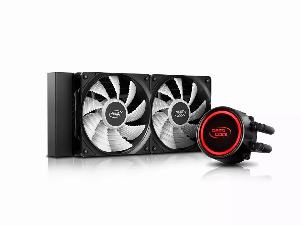 Водно охлаждане за процесор DeepCool Water Cooling GAMMAXX L240T RED