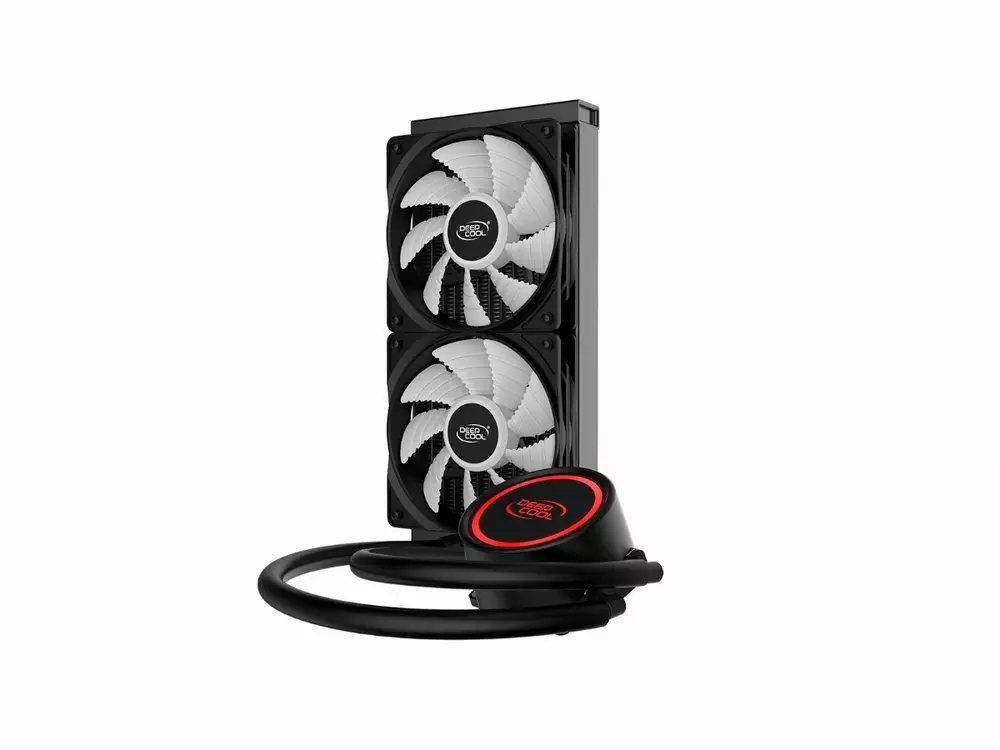 Водно охлаждане за процесор DeepCool Water Cooling GAMMAXX L240T RED