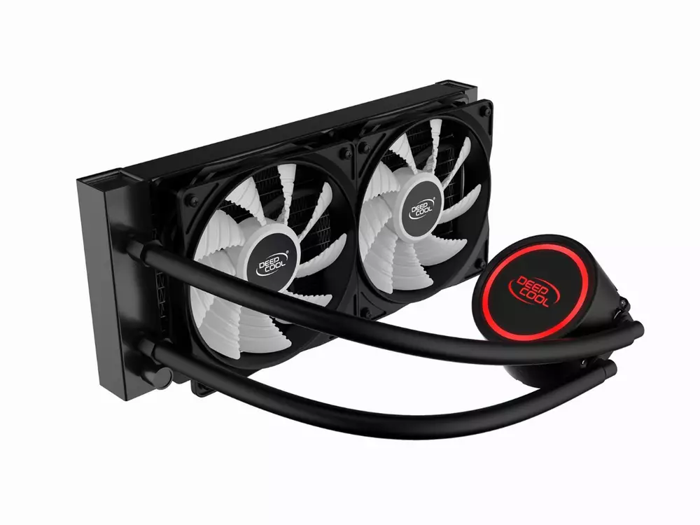 Водно охлаждане за процесор DeepCool Water Cooling GAMMAXX L240T RED