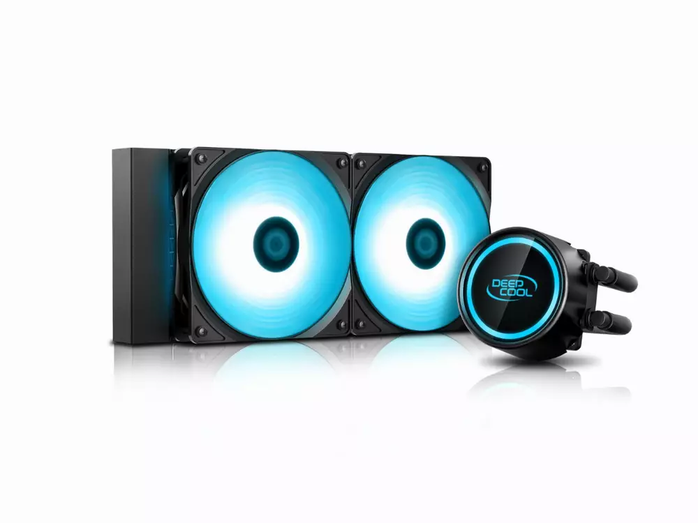 Водно охлаждане за процесор DeepCool Water Cooling GAMMAXX L240T BLUE