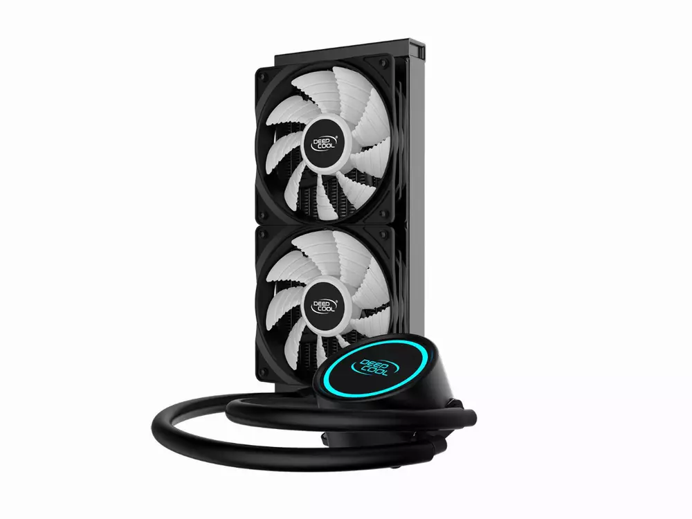 Водно охлаждане за процесор DeepCool Water Cooling GAMMAXX L240T BLUE
