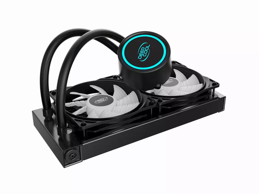 Водно охлаждане за процесор DeepCool Water Cooling GAMMAXX L240T BLUE
