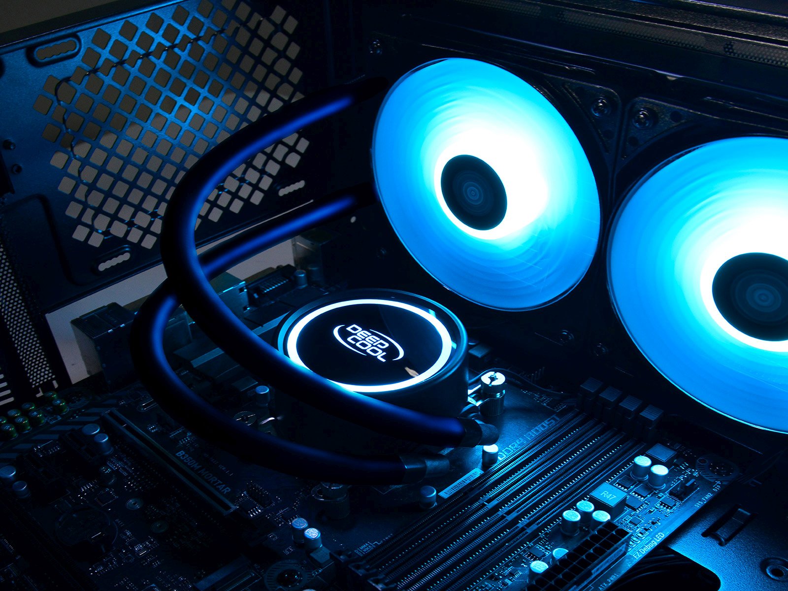 Водно охлаждане за процесор DeepCool Water Cooling GAMMAXX L240T BLUE