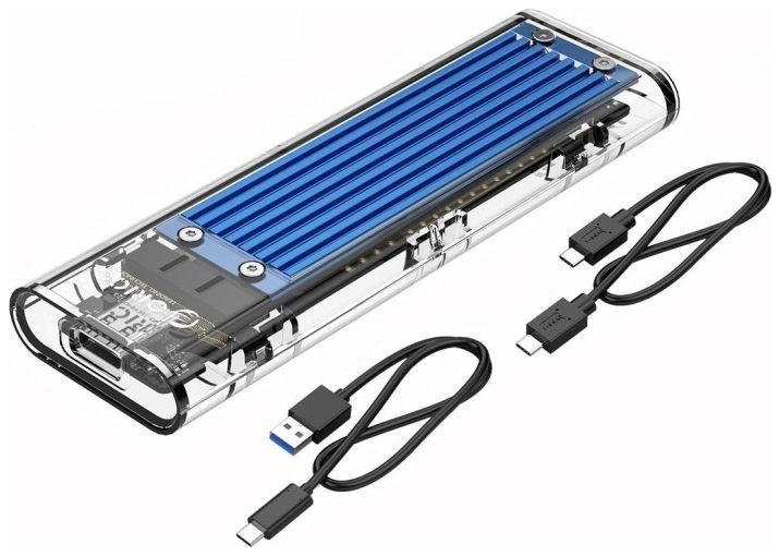 Orico външна кутия за диск Storage - Case - M.2 NVMe M key - USB3.1 Type-C - TCM2-C3-BL