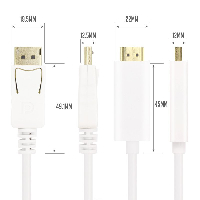 VCom Кабел Display Port M / HDMI M - CG605L-1.8m-4K-60Hz