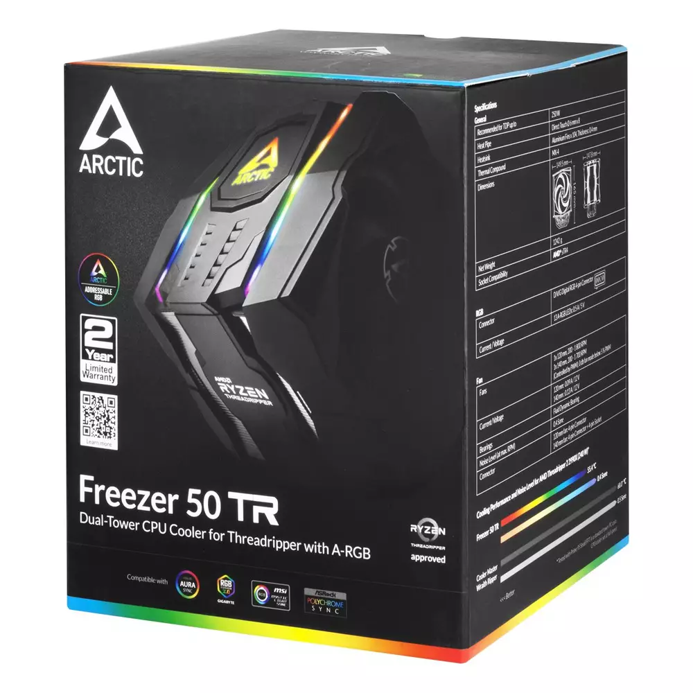 Охлаждане за процесор Arctic Freezer 50 TR аRGB