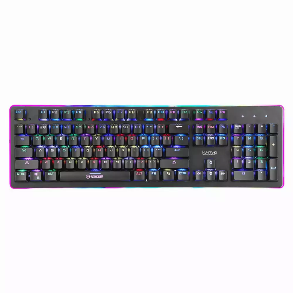Геймърска механична клавиатура MARVO KG954G RGB - Red суичове