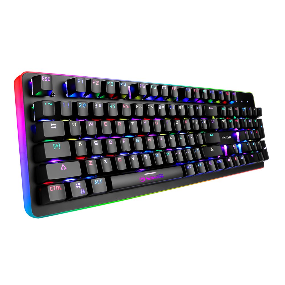 Геймърска механична клавиатура MARVO KG954G RGB - Red суичове