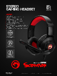 Marvo геймърски слушалки Gaming Headphones HG8929 - PC&Consoles / Backlight