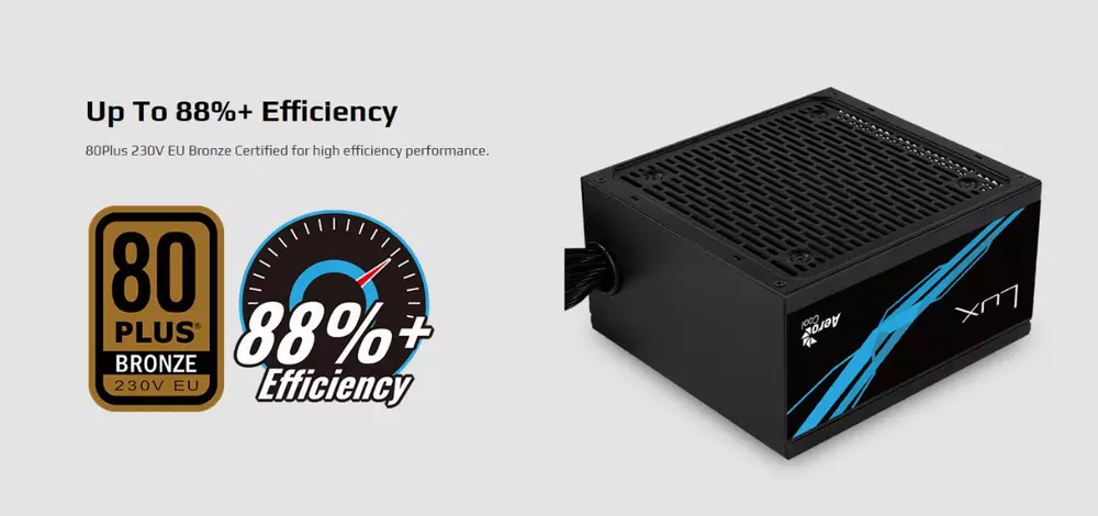 Захранване AeroCool PSU LUX 550W 80+ Bronze