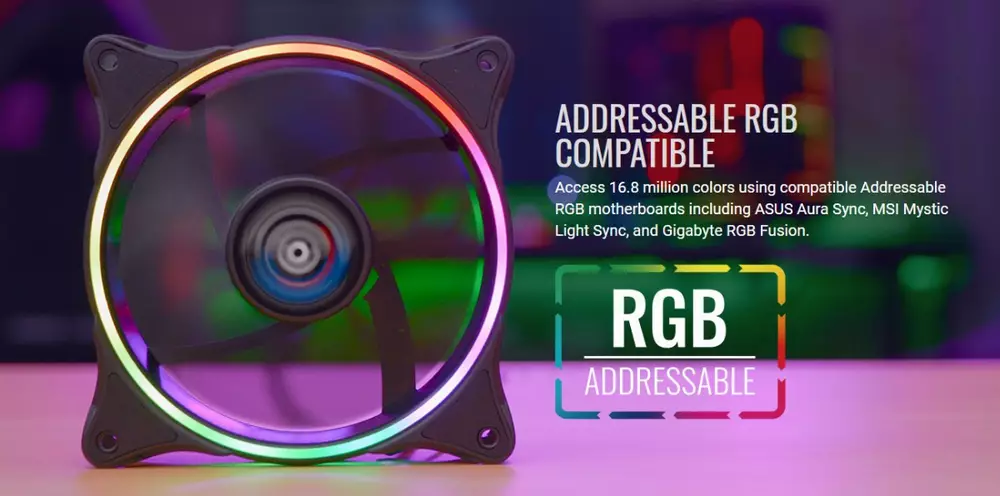 Вентилатор AeroCool ECLIPSE 12, 120mm ARGB