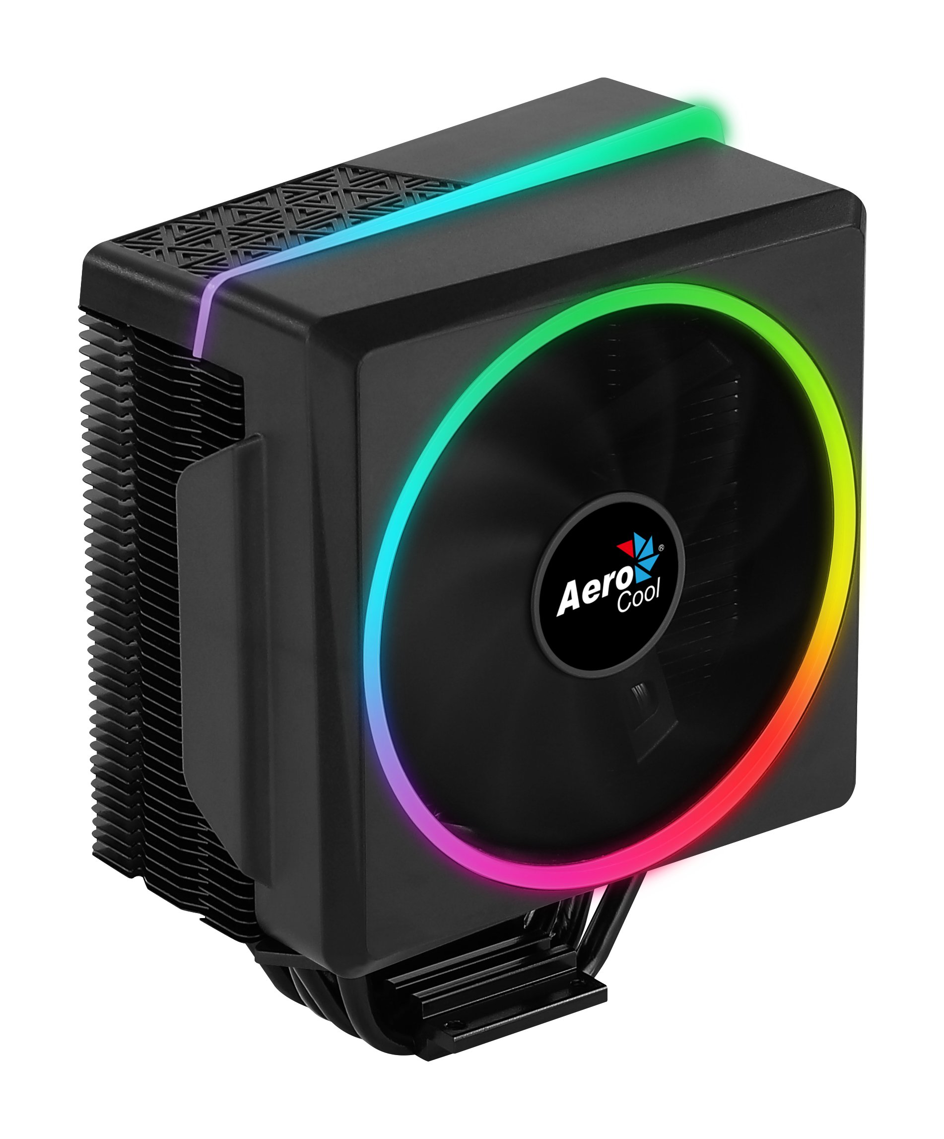 Охлаждане за процесор AeroCool Cylon 4 BLACK aRGB PWM