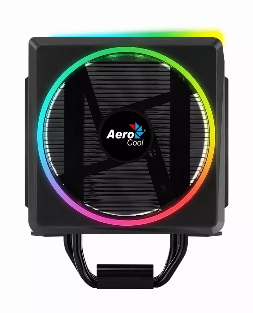 Охлаждане за процесор AeroCool Cylon 4 BLACK aRGB PWM