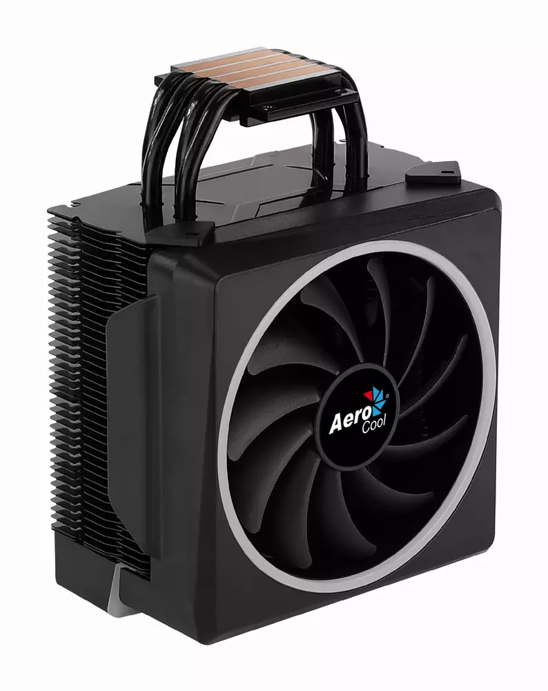 Охлаждане за процесор AeroCool Cylon 4 BLACK aRGB PWM