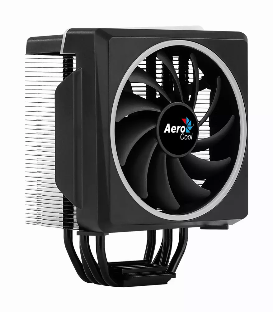 Охлаждане за процесор AeroCool Cylon 4 BLACK aRGB PWM
