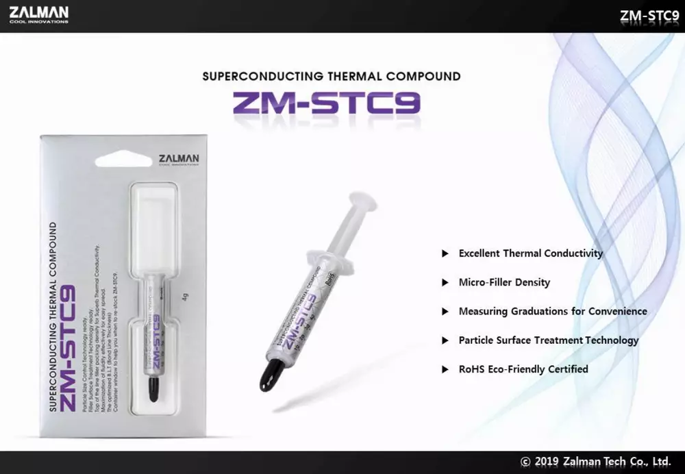 Термо паста Zalman ZM-STC9 Thermal Compound 4g