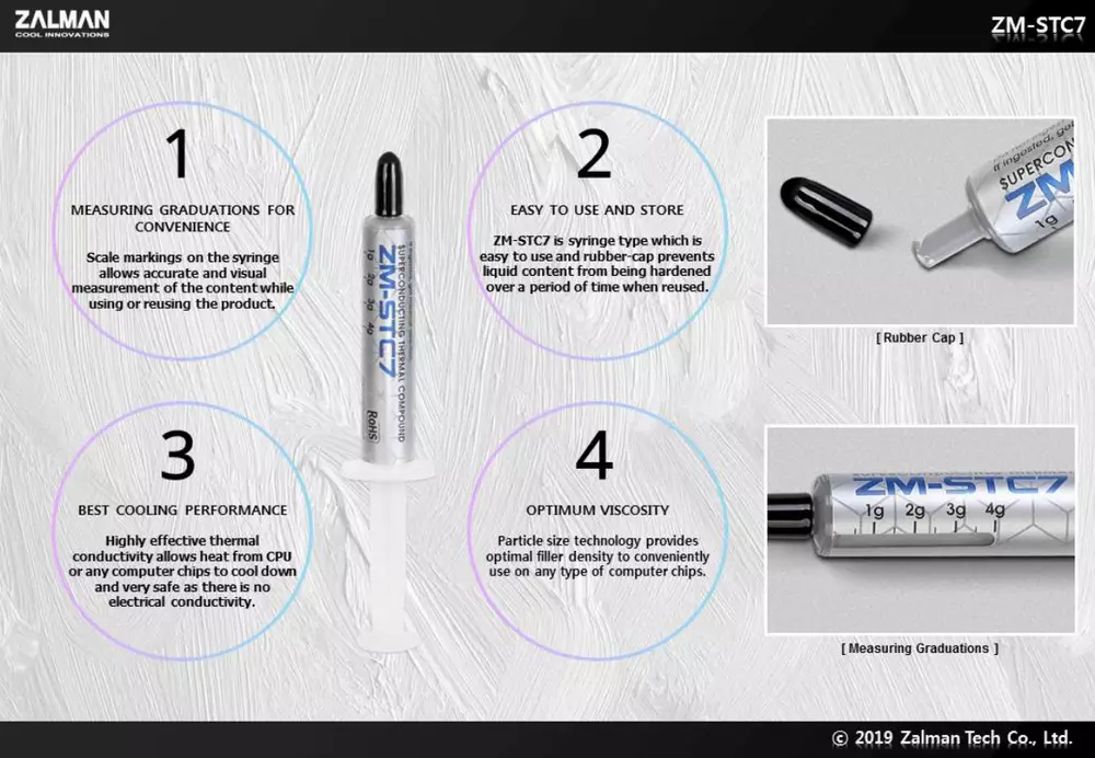 Термо паста Zalman ZM-STC7 Thermal Compound 4g
