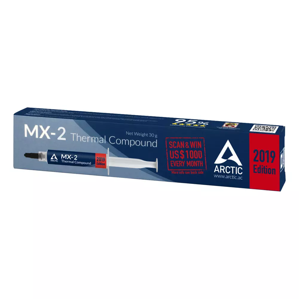 Термо паста Arctic MX-2 Thermal Compound 2019 Edition 30g