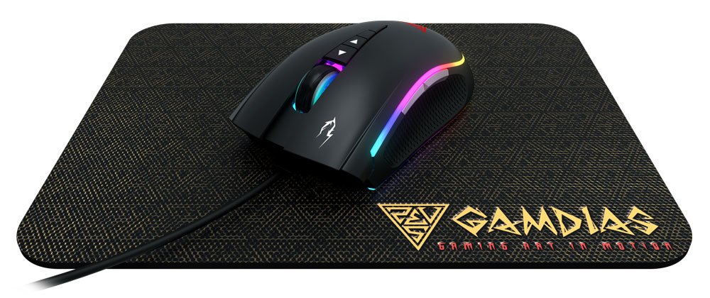 Геймърска мишка Gamdias ZEUS M2 RGB + Пад NYX E1