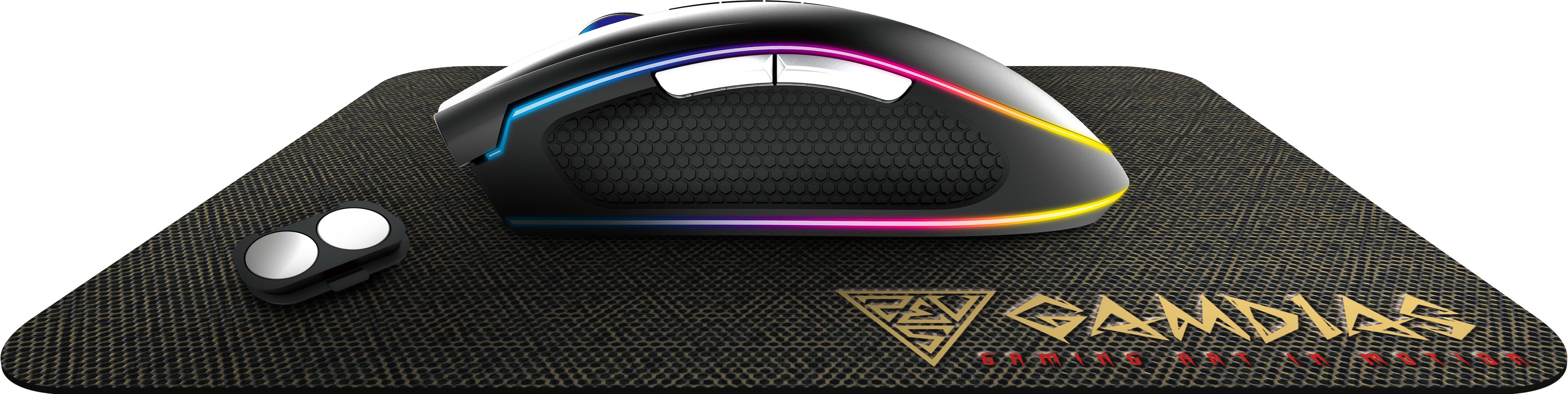 Геймърска мишка Gamdias ZEUS M2 RGB + Пад NYX E1