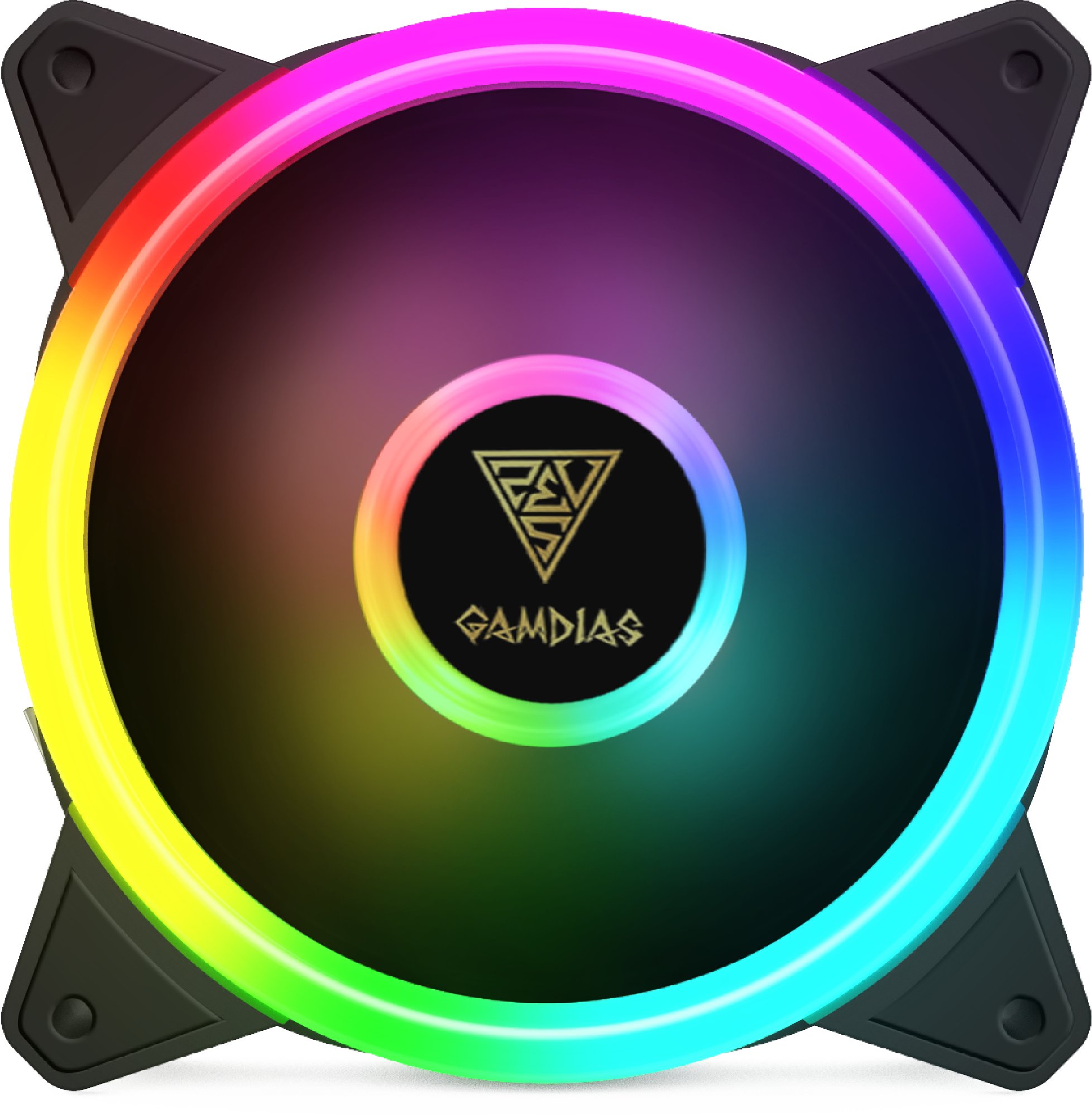  Вентилатори Gamdias AEOLUS M2-1204 4x120mm АRGB Remote Controller - GAMDIAS-M2-1204