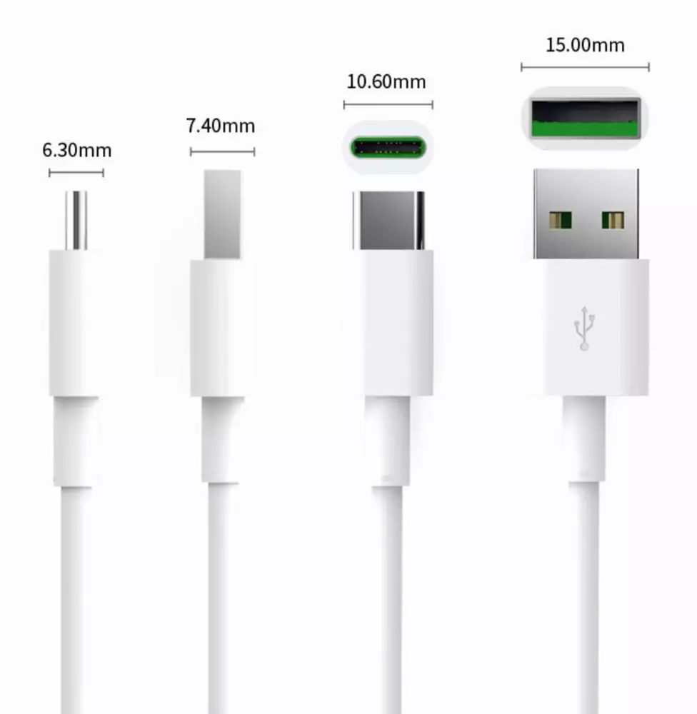 Orico кабел Cable - USB2.0 Type A to Type-C - 5A Fast Charging, 1m - AC5-10-WH