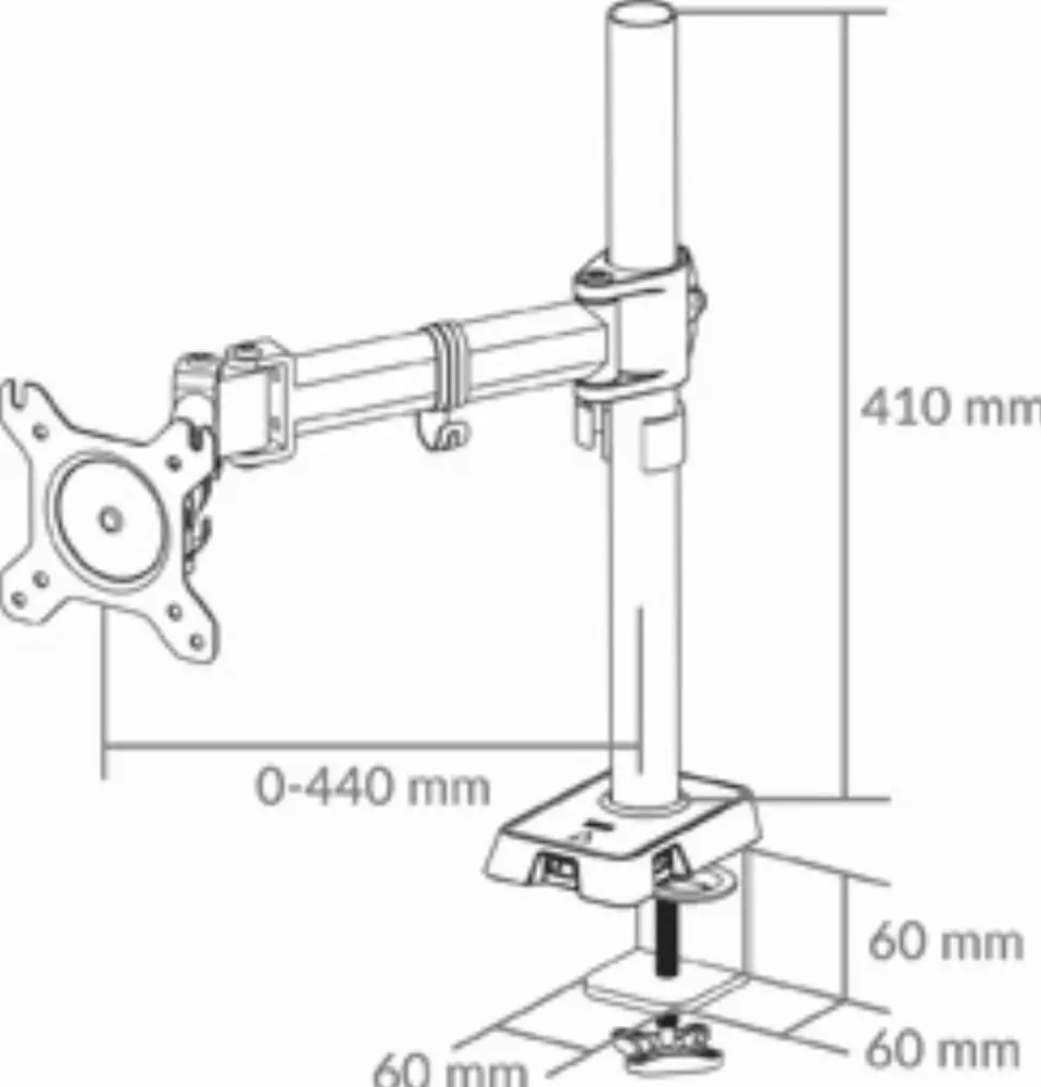 Arctic стойка за монитор Desk Mount Monitor 4xUSB - Z1 Gen 3
