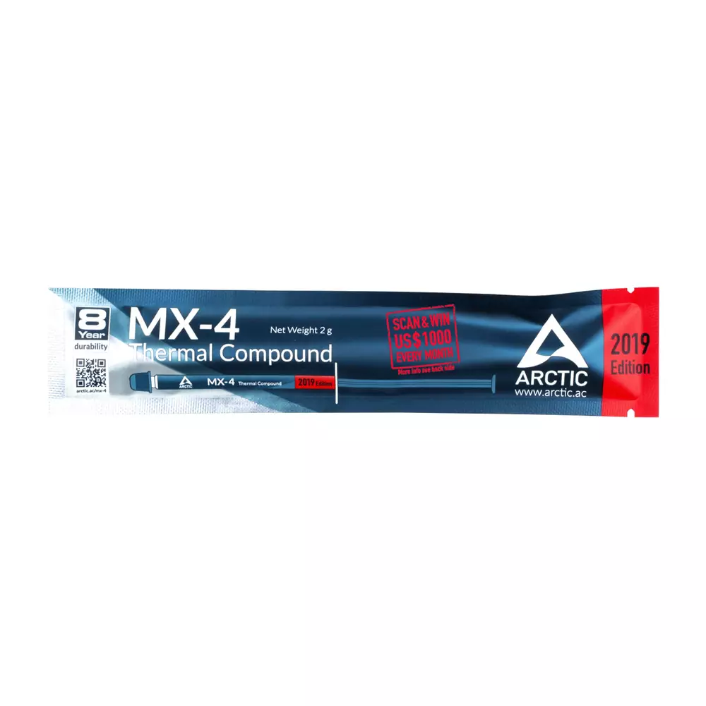 Термо паста Arctic MX-4 Thermal Compound 2019 Edition 2g