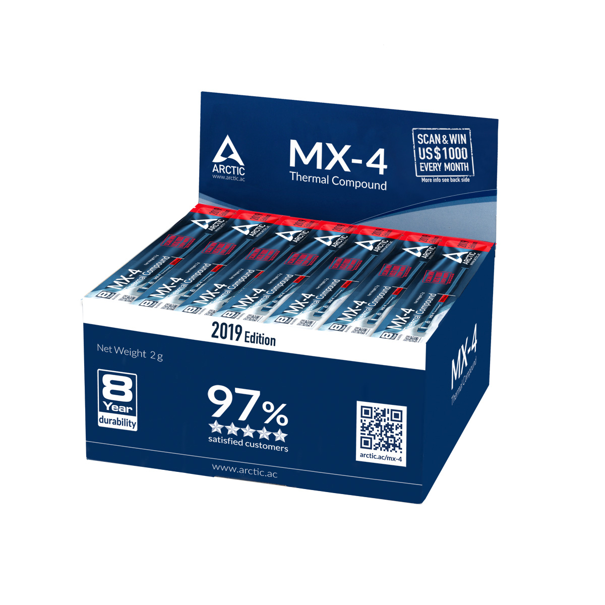 Термо паста Arctic MX-4 Thermal Compound 2019 Edition 2g