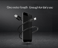 Orico кабел Cable USB2.0 A/M to USB3.1 Type-C 1m - BTC-10-BK